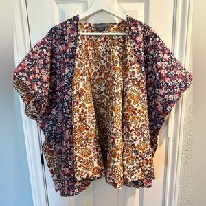 Anthropologie Floral Kimono
